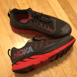 Never worn Hoka trail running shoes
